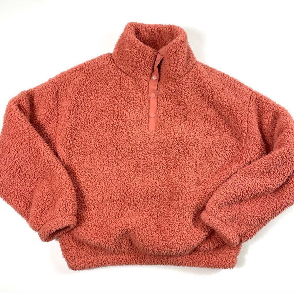 SO Quarter Snap Sherpa Pullover